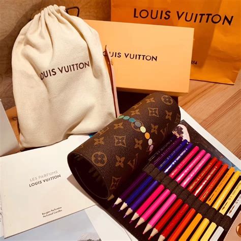 louis vuitton colored pencils price|louis vuitton desk agenda.